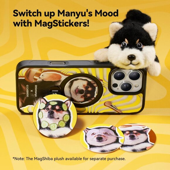 CASEKOO x Manyu Pawfect Chill Time Magic Stand Pro Case Set for iPhone 16 Pro - Picture 7 of 11